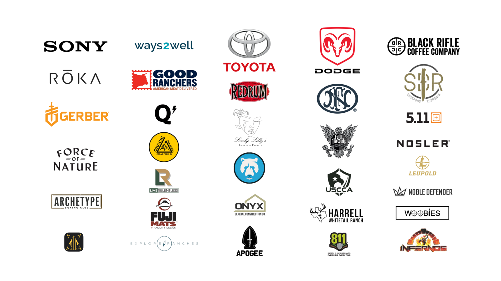 Brands and creators Take Your Shot Productions has worked with